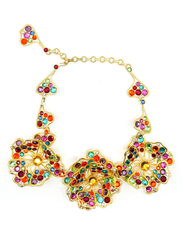 Kenneth Jay Lane Flower Necklace Accessory arcadeshops.com