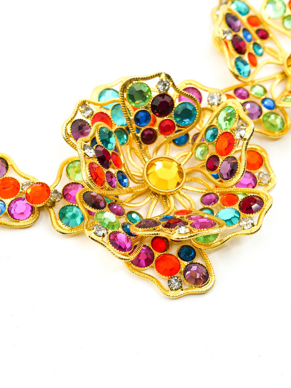 Kenneth Jay Lane Flower Necklace Accessory arcadeshops.com
