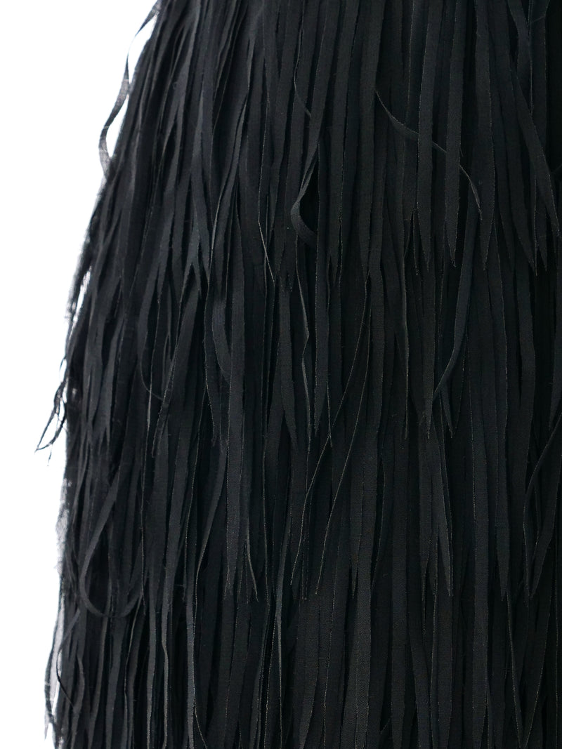 Balenciaga Fringed Silk Dress Dress arcadeshops.com