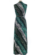 Pauline Trigere Embellished Maxi Dress Dress arcadeshops.com