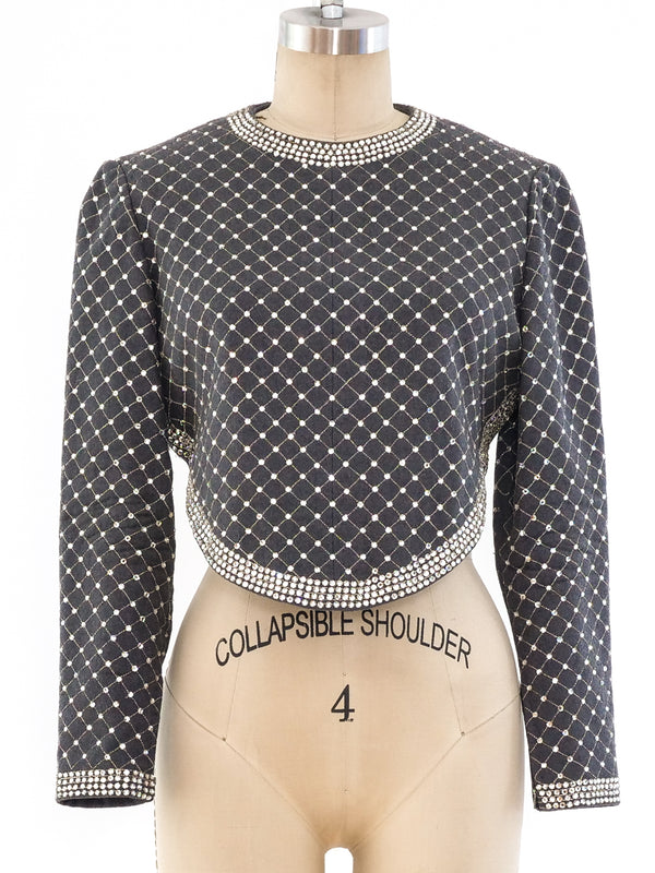 Geoffrey Beene Embellished Top Top arcadeshops.com