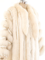 Hand Knit Fur Maxi Cardigan Outerwear arcadeshops.com