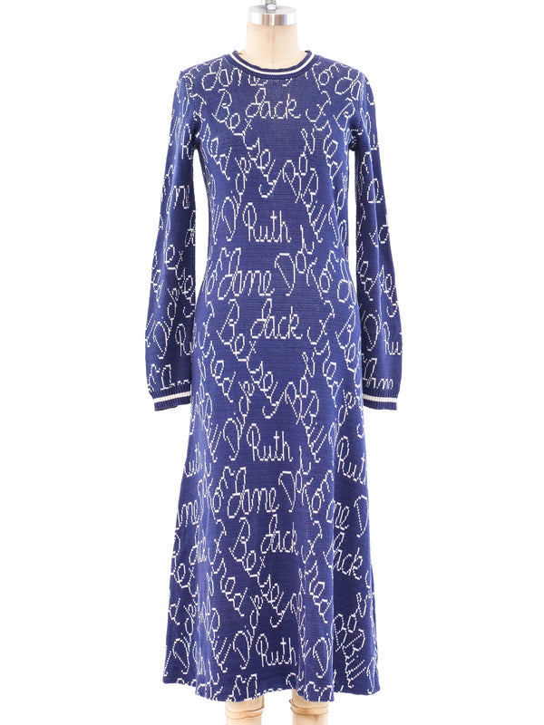 Betsey Johnson Signature Sweater Dress Dress arcadeshops.com