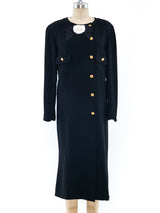 Chanel Crepe Coat Dress Dress arcadeshops.com