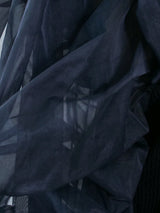 Organza Balloon Sleeve Sweater Top arcadeshops.com