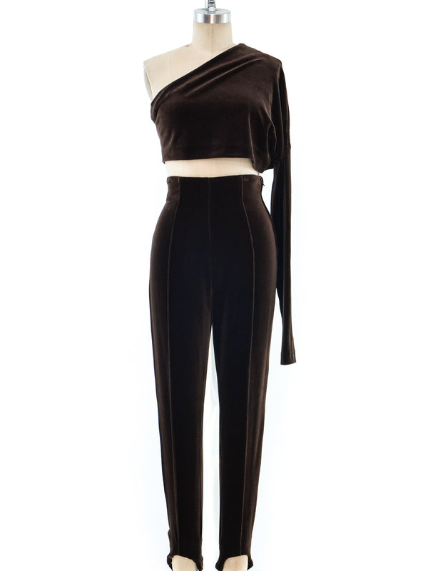 Romeo Gigli Velvet Ensemble Suit arcadeshops.com