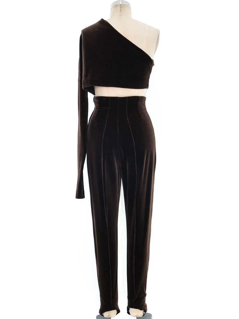 Romeo Gigli Velvet Ensemble Suit arcadeshops.com