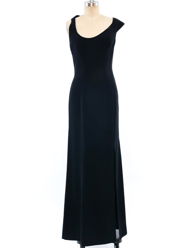 Thierry Mugler Asymmetrical Gown Dress arcadeshops.com