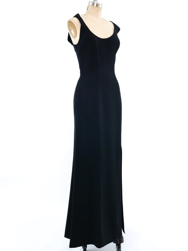 Thierry Mugler Asymmetrical Gown Dress arcadeshops.com