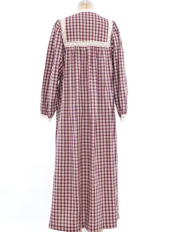 Christian Dior Plaid Night Dress Dress arcadeshops.com
