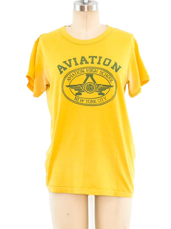 Aviation School Tee T-shirt arcadeshops.com