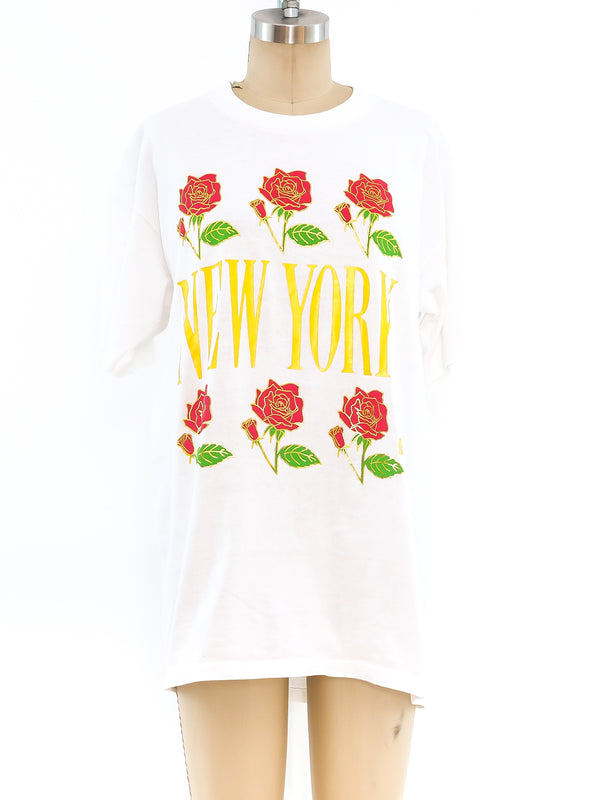 New York Rose Tee T-shirt arcadeshops.com