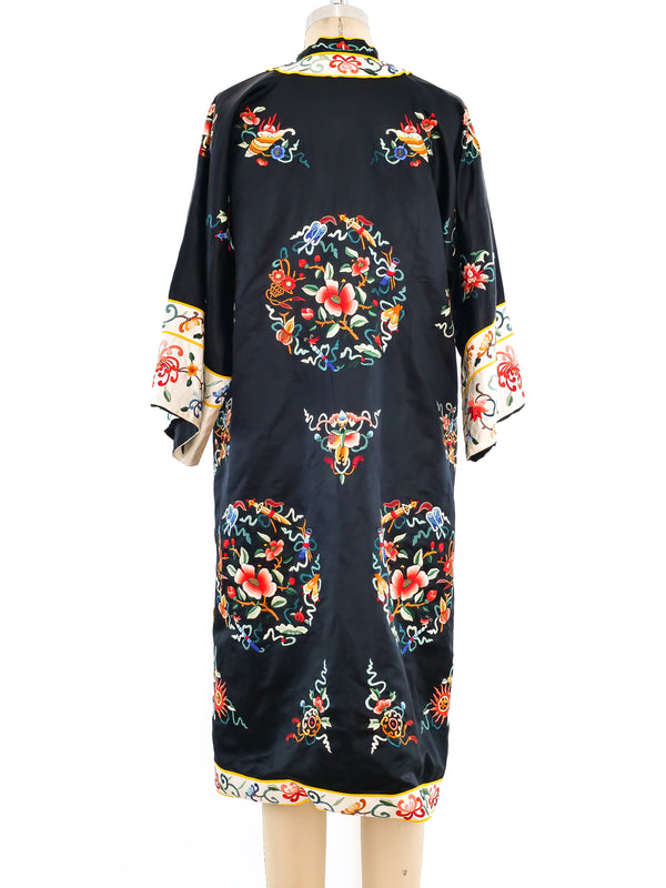 Floral Embroidered Chinese Robe Jacket arcadeshops.com