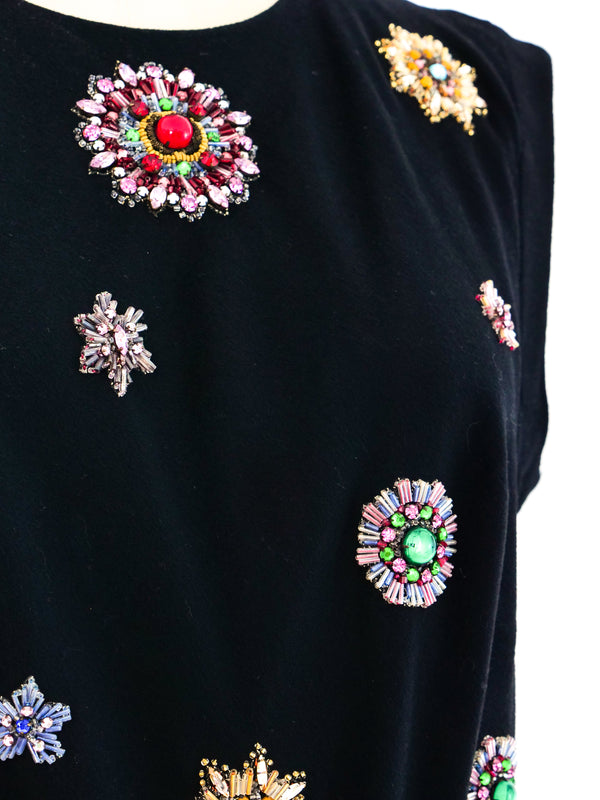 Traina Norell Embellished Sleeveless Dress Dress arcadeshops.com