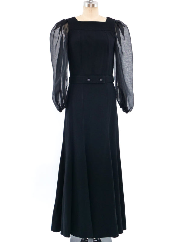 Courreges Balloon Sleeve Gown Dress arcadeshops.com