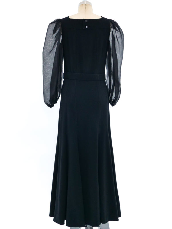 Courreges Balloon Sleeve Gown Dress arcadeshops.com