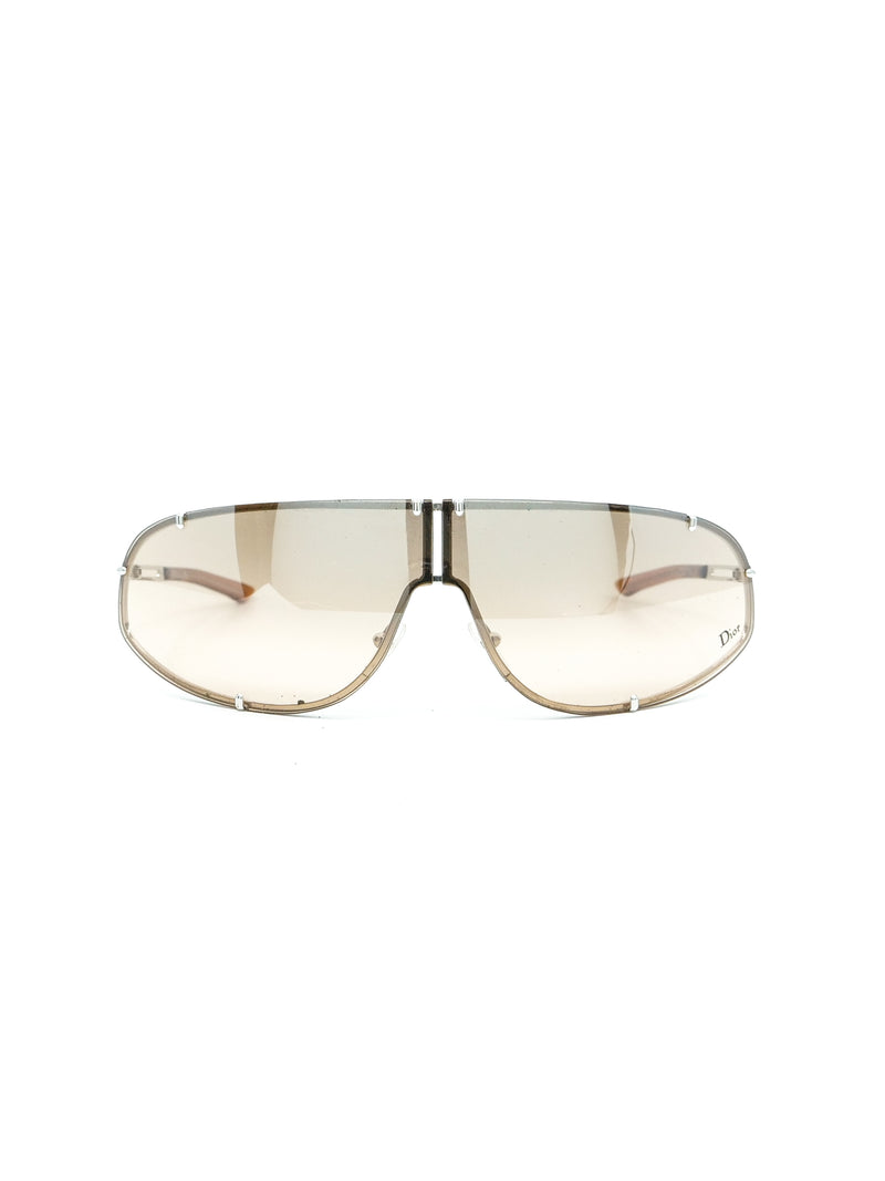 Christian Dior Mirrored Shield Sunglasses Accessory arcadeshops.com