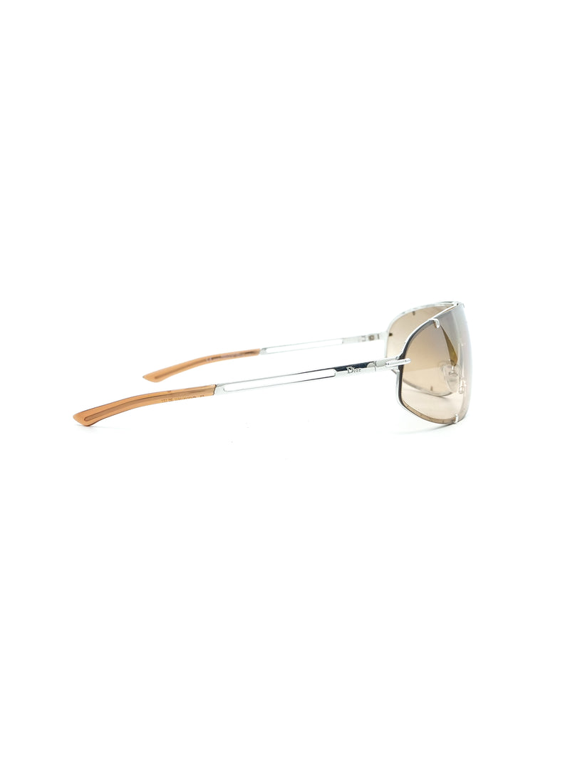 Christian Dior Mirrored Shield Sunglasses Accessory arcadeshops.com