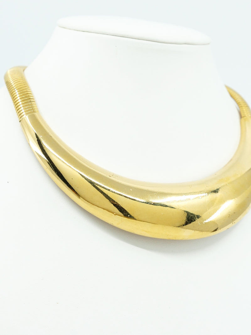 Givenchy Goldtone Collar Necklace Accessory arcadeshops.com