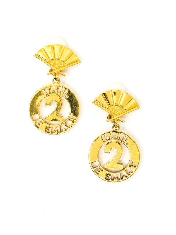 Karl Lagerfeld Number Earrings Accessory arcadeshops.com