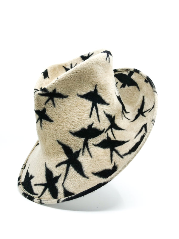 Philip Treacy Bird Printed Hat Accessory arcadeshops.com