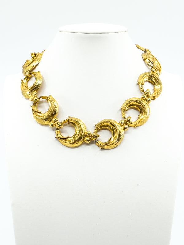 Crescent Collar Necklace Accessory arcadeshops.com