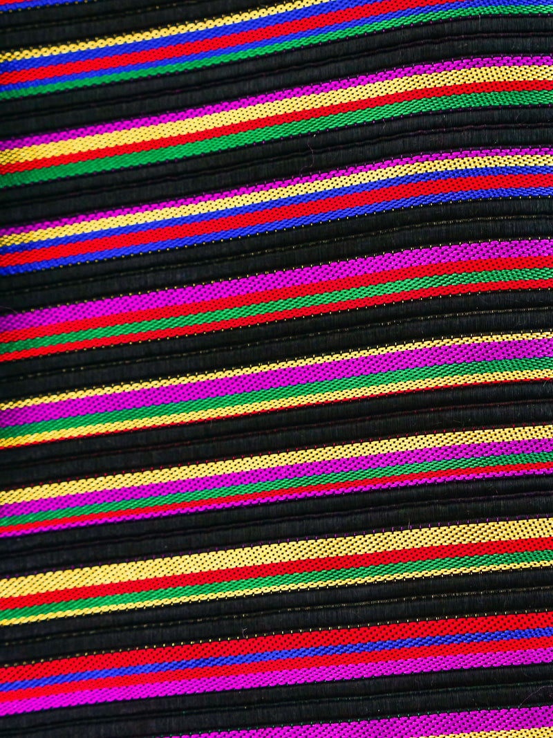 Victor Costa Rainbow Striped Jacket Jacket arcadeshops.com