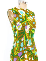 1960's Floral Sleeveless Dress Dress arcadeshops.com