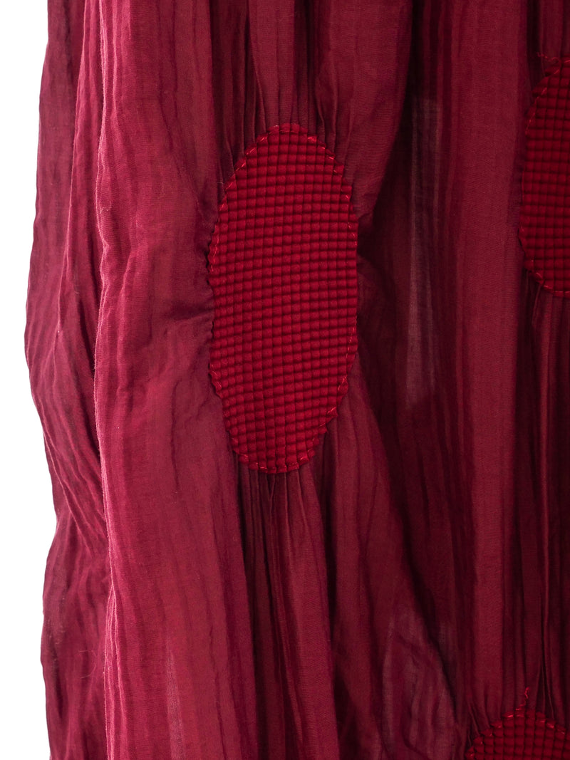 Corrugated Pleat and Cotton Gauze Maxi Dress Dress arcadeshops.com