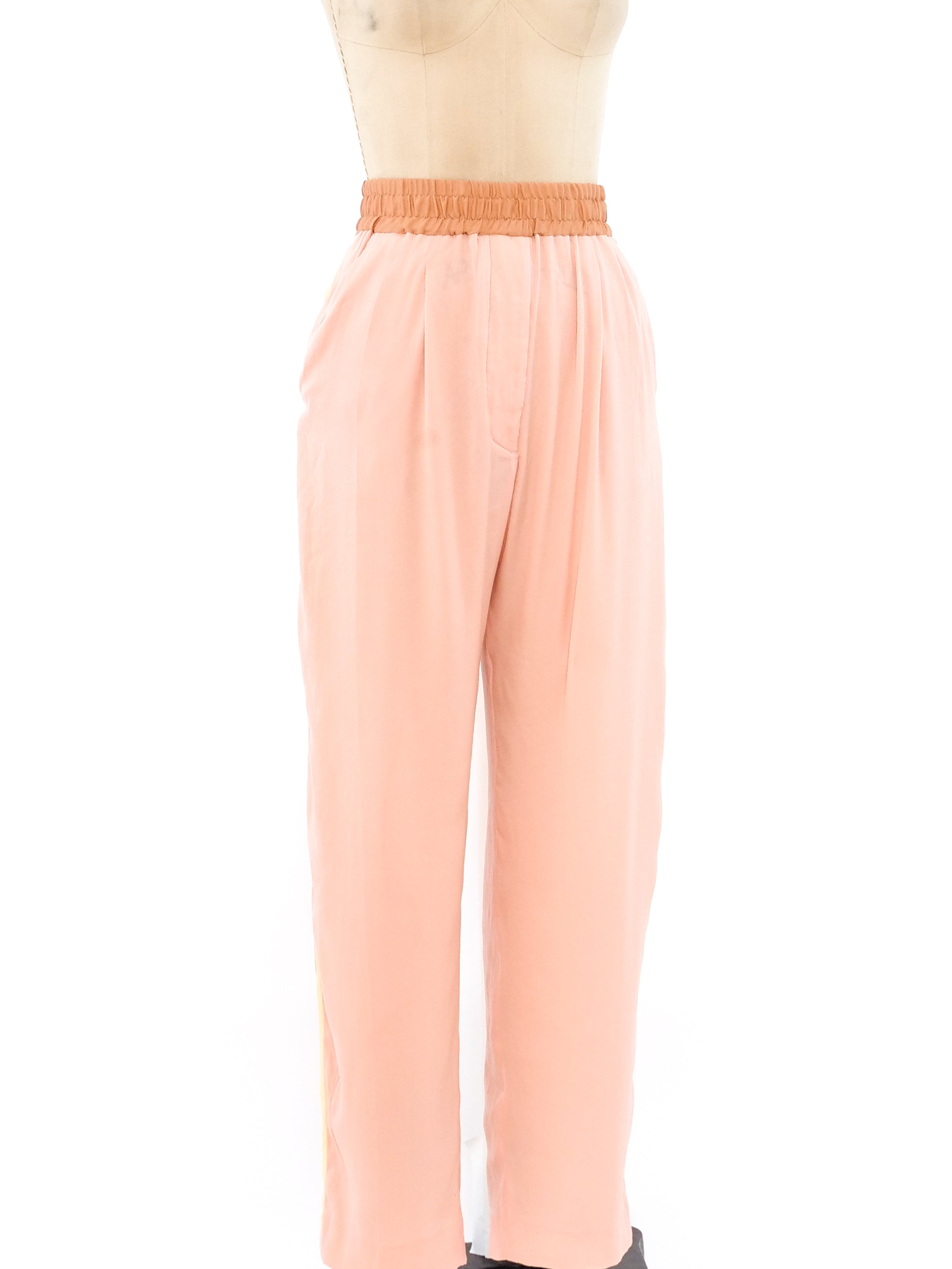 Haider Ackermann Blush Silk Pants