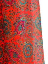 Treacy Lowe Paisley Printed Silk Maxi Dress Dress arcadeshops.com