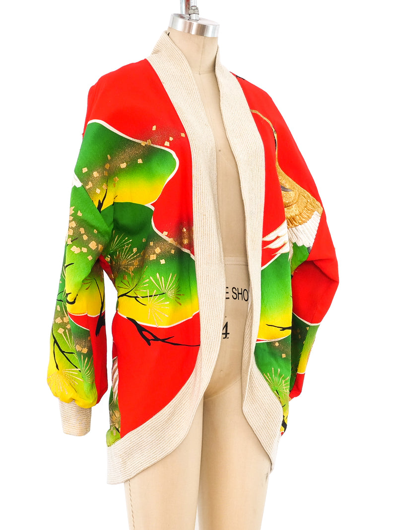 Hand Painted Japanese Embroidered Jacket Jacket arcadeshops.com