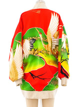 Hand Painted Japanese Embroidered Jacket Jacket arcadeshops.com