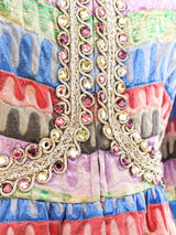 Oscar de la Renta Jeweled Brocade Dress Dress arcadeshops.com
