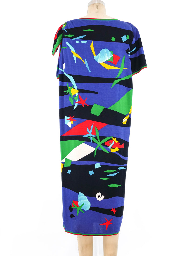 Leonard Paris Matisse Inspired Printed Dress Dress arcadeshops.com