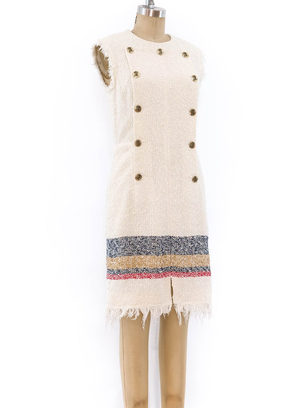 Sonia Rykiel Military Inspired Tweed Dress Dress arcadeshops.com