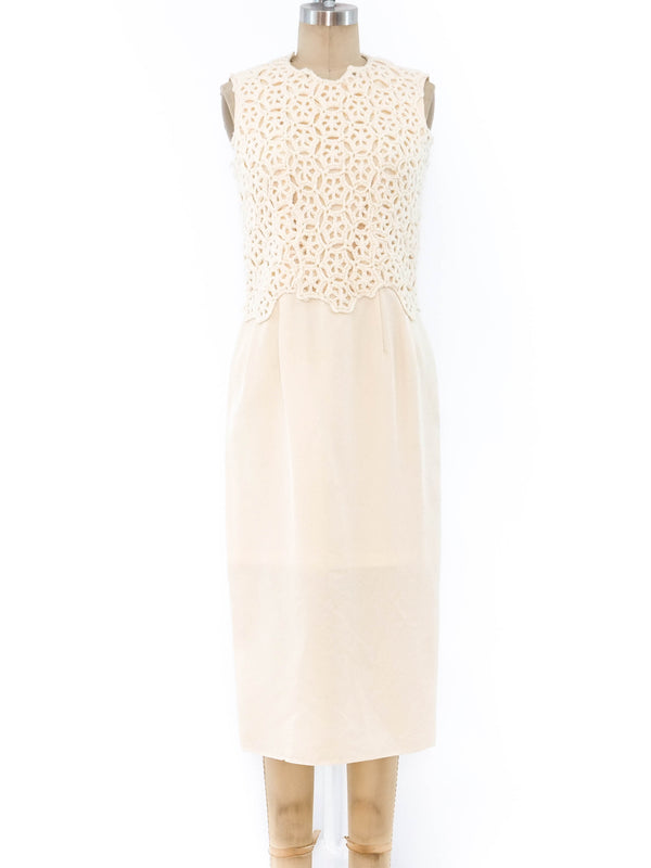 Comme des Garcons Crochet Panel Dress Dress arcadeshops.com