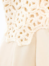 Comme des Garcons Crochet Panel Dress Dress arcadeshops.com