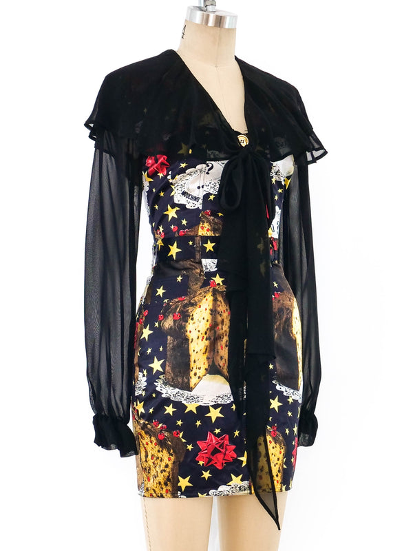 Moschino Panettone Printed Mini Dress Dress arcadeshops.com