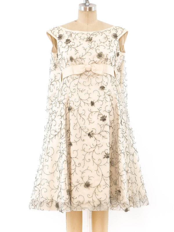 Embellished Babydoll Net Dress Dress arcadeshops.com