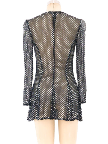 Betsey Johnson Paraphernalia Glitter Micromini Dress