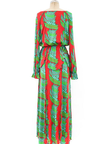 Stephen Burrows Printed Jersey Ensemble