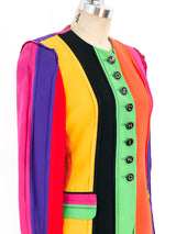 Moschino Rainbow Striped Jacket Jacket arcadeshops.com