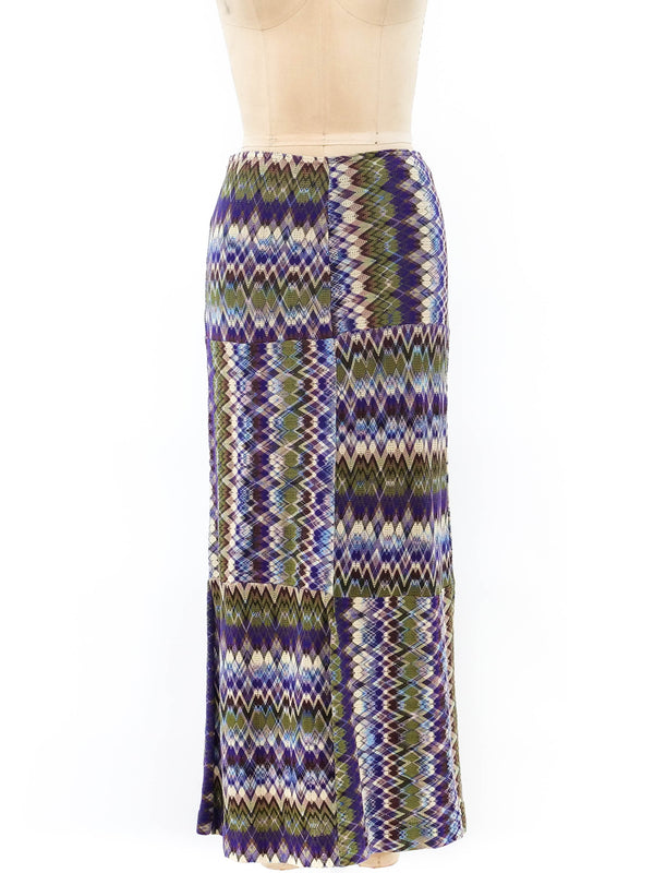 Missoni Patchwork Knit Skirt Bottom arcadeshops.com