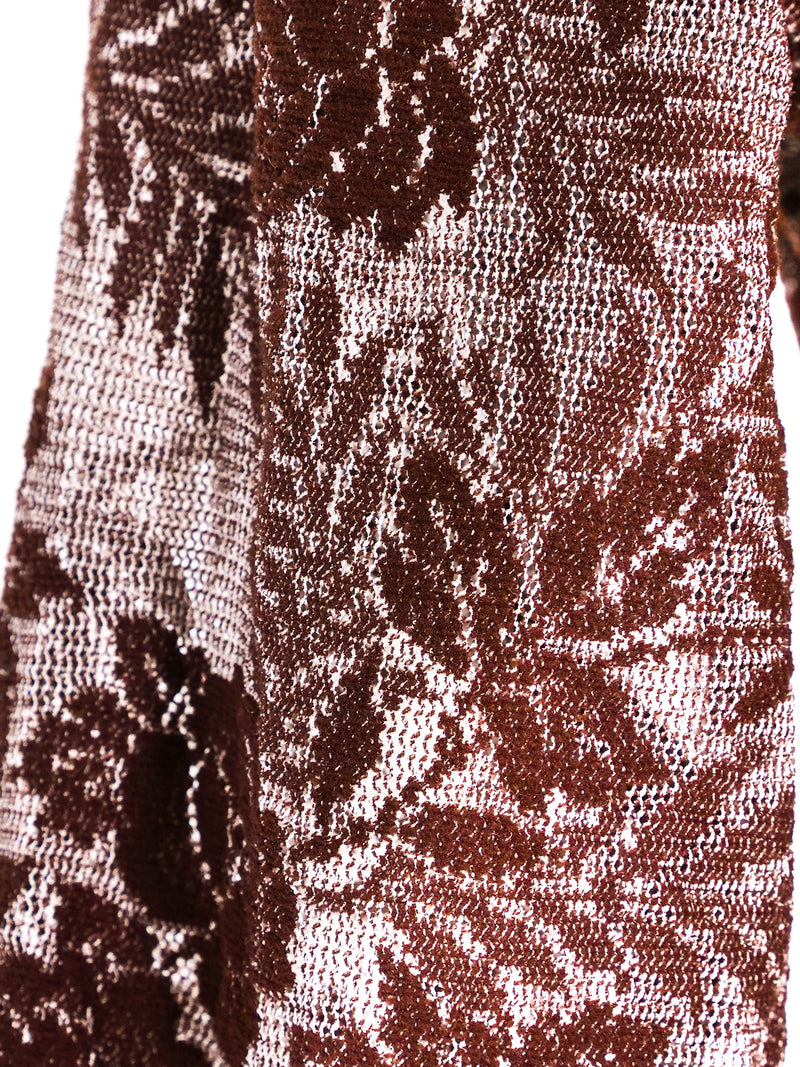 Floral Knit Bodysuit Suit arcadeshops.com