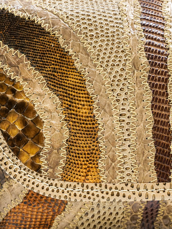 Carlos Falchi Patchwork Convertible Clutch Accessory arcadeshops.com