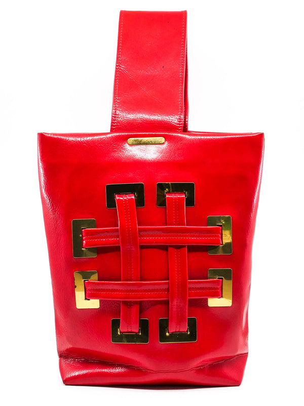 Mod Red Vinyl Bag Accessory arcadeshops.com