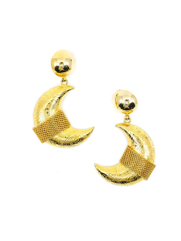 Crescent Dangle Earrings Accessory arcadeshops.com