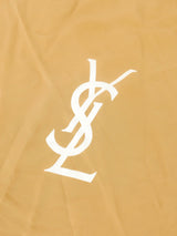 Yves Saint Laurent Logo Printed Silk Scarf Accessory arcadeshops.com