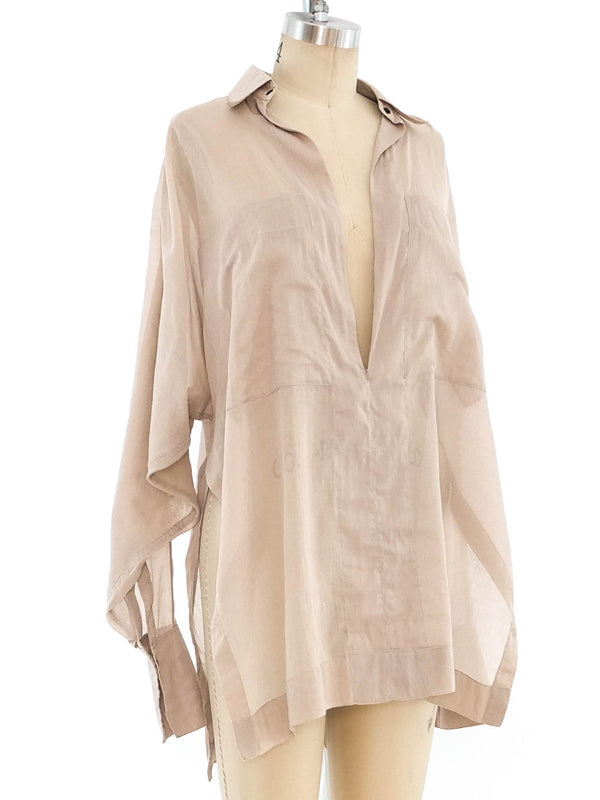 Alaia Vented Back Top Top arcadeshops.com